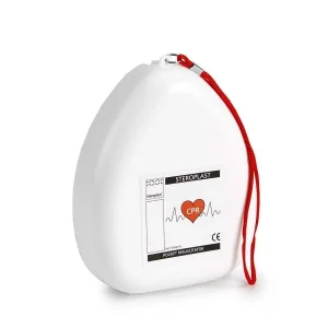 Steroplast CPR Pocket Mask | Resuscitation Face Mask in Clamshell Case